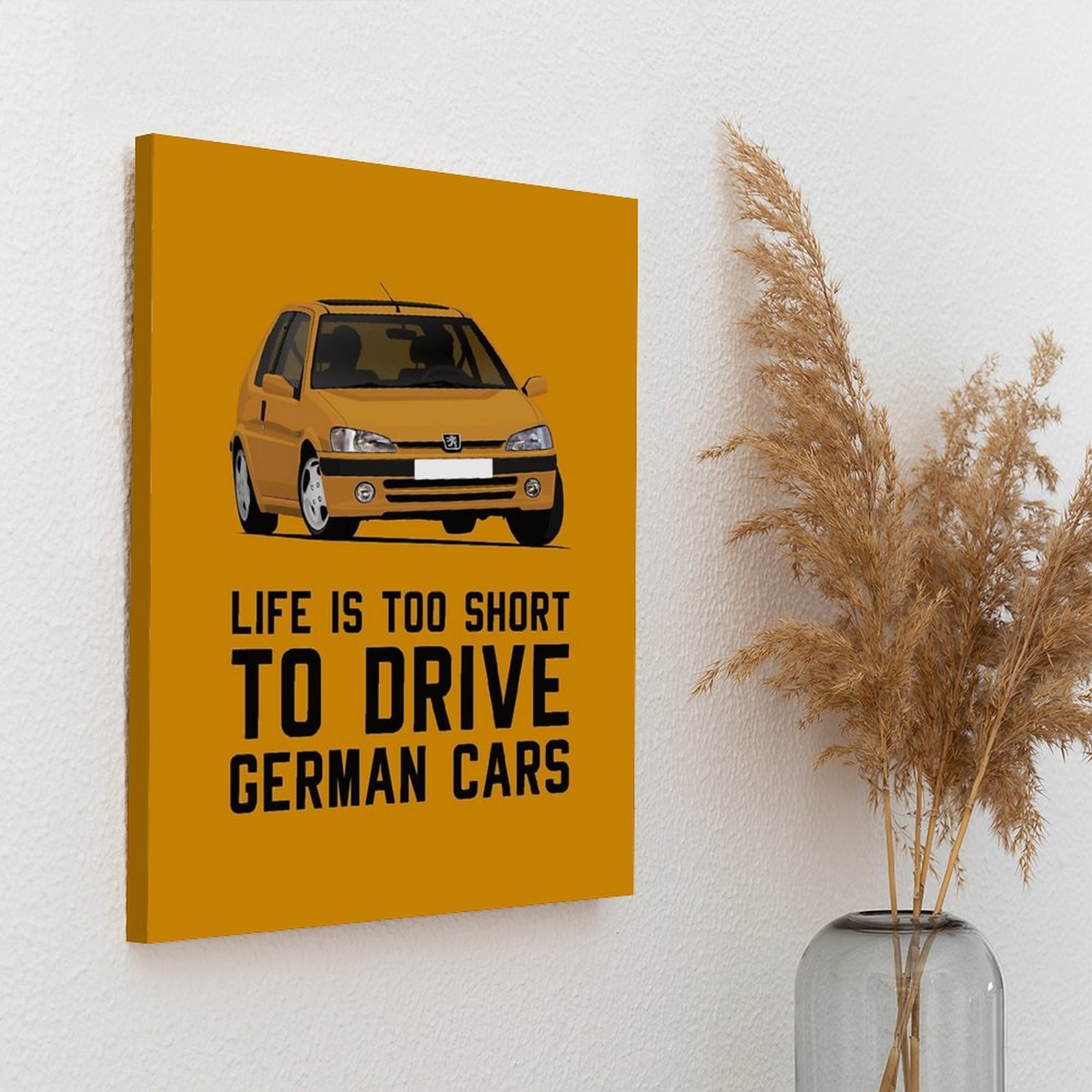 Pug 106 Life Is Too Short To D - Car Mirror ulasan dan harga