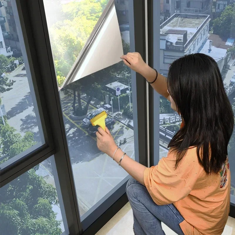 House Window Privacy Film Adhe - Car Mirror ulasan dan harga