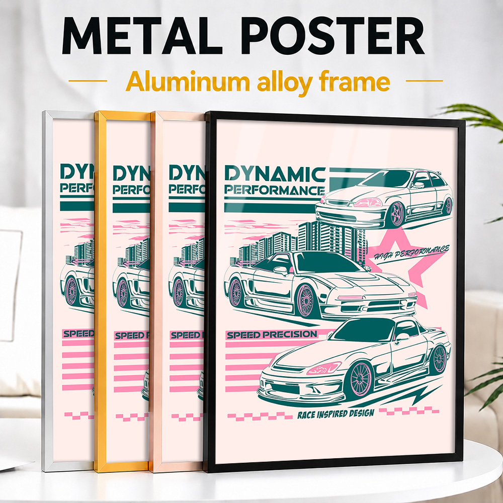 JDM Car Metal Poster With Alum - Car Mirror ulasan dan harga