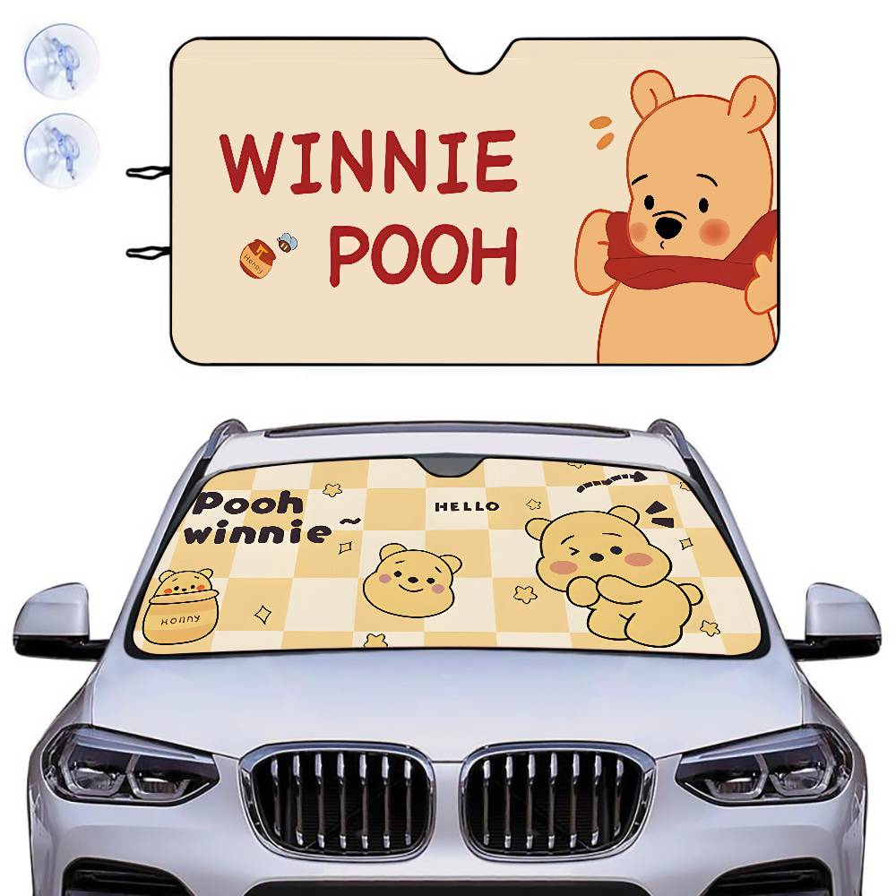 W-Winnies-The-P-Poohs Car Suns - Windshield Sun Shade ulasan dan harga