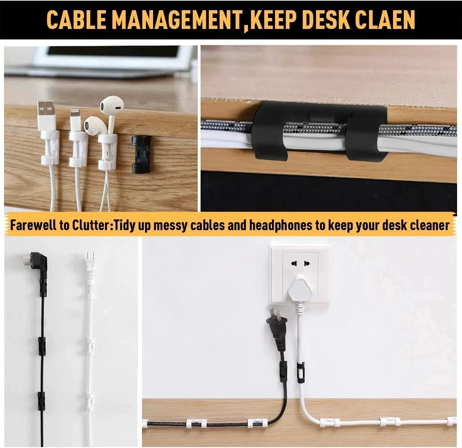 Cable Clips Organizer Drop Wir - Car Organizer ulasan dan harga